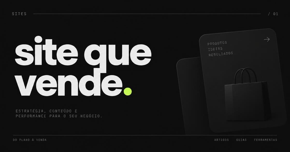 Capa do artigo: Criação de site para empresa: o que um site precisa ter para vender (e quanto custa)